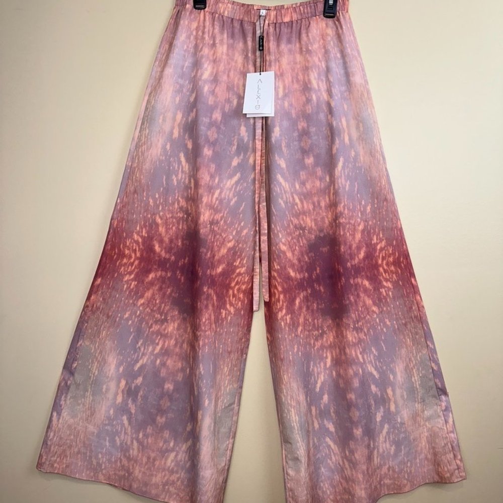 ALEXIS WIDE LEG PANTS IN SUNBURST